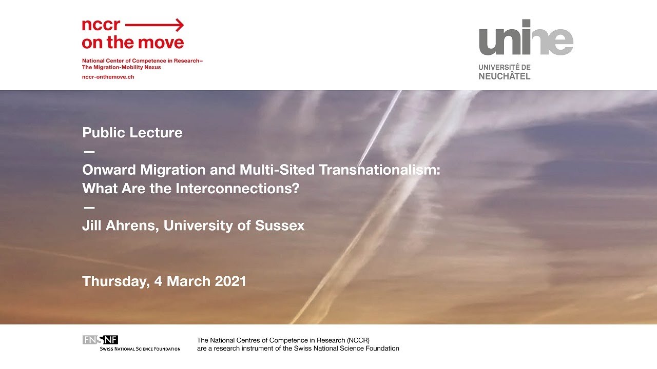 Onward Migration and Multi-Sited Transnationalism: Public Lecture by Jill Ahrens