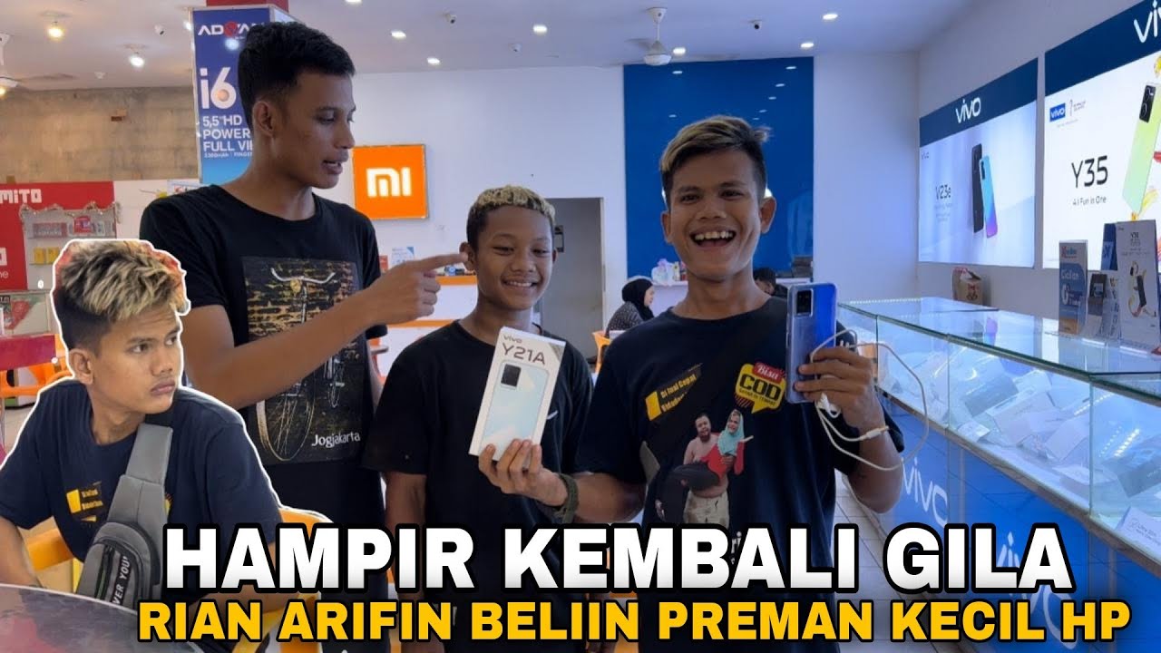 Preman Kecil Beli Hp Baru! || Rian Arifin Takut Karena Gak Punya Hp Seperti Orang Gila