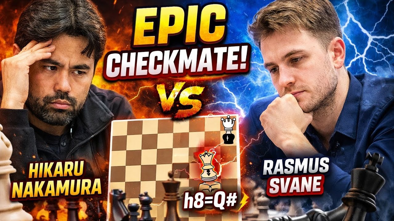 EPIC Checkmate! Duel Taktik Nakamura vs Rasmus Svane yang Mengejutkan