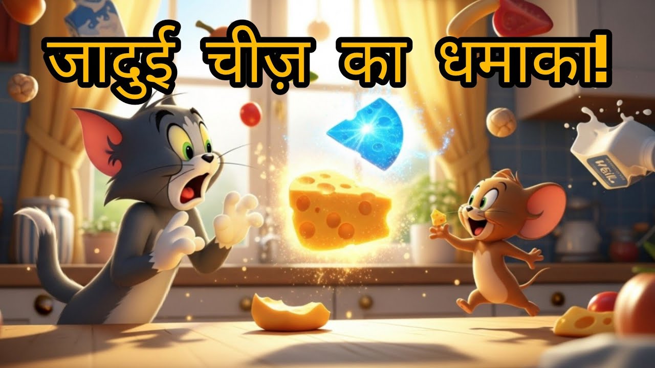 टॉम और जेरी – जादुई चीज़ का धमाका! | मज़ेदार हिंदी कहानी | Funny Cartoon Story in Hindi|Moral Story