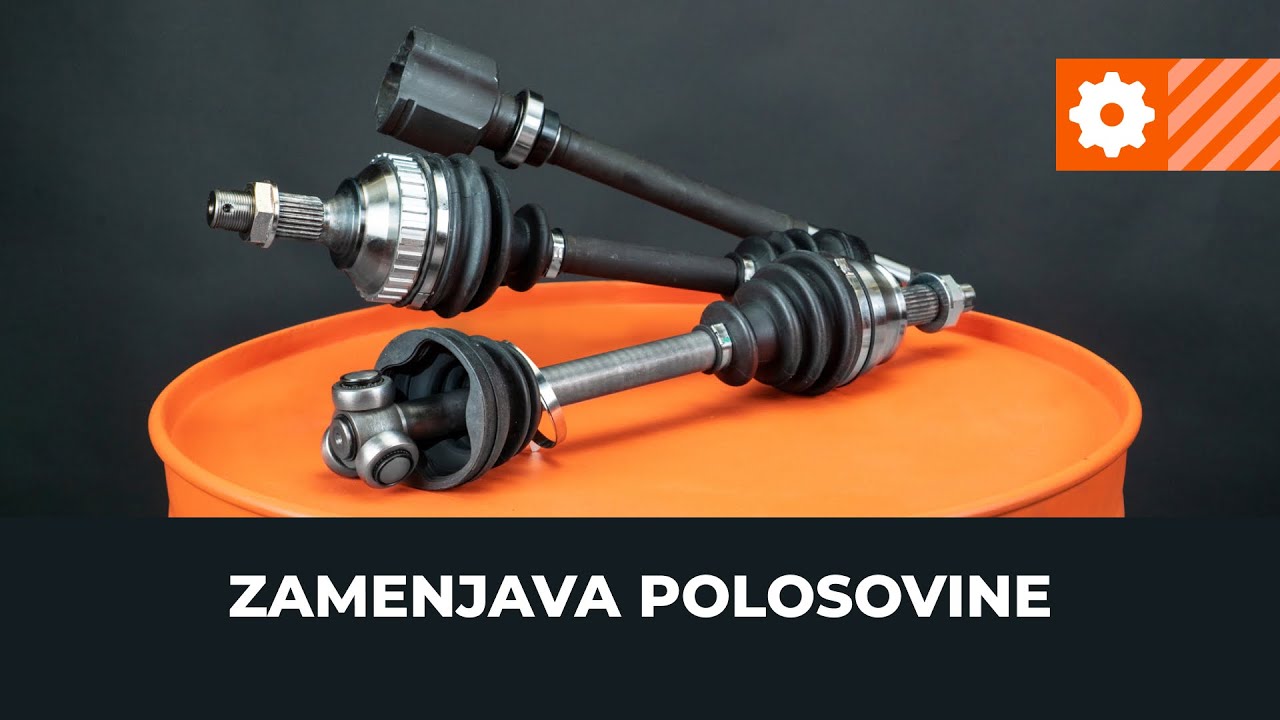 Kako zamenjati pogonsko gred [VODIČ AUTODOC]