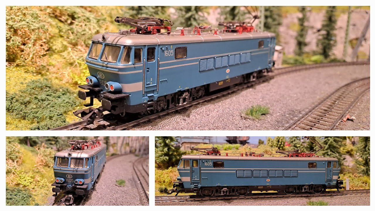 Mehrsystemlokomotive Serie 16 der Belgischen Staatsbahnen SNCB/NMBS - Märklin 3152, Umbau mit Sound