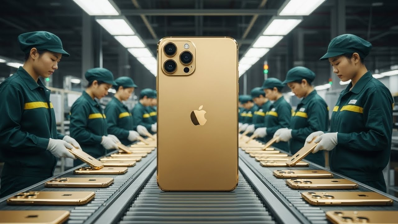 Inside Apple's iPhone Factory From Raw Materials to iPhone 17 Pro Max Full Manufacturing Process
