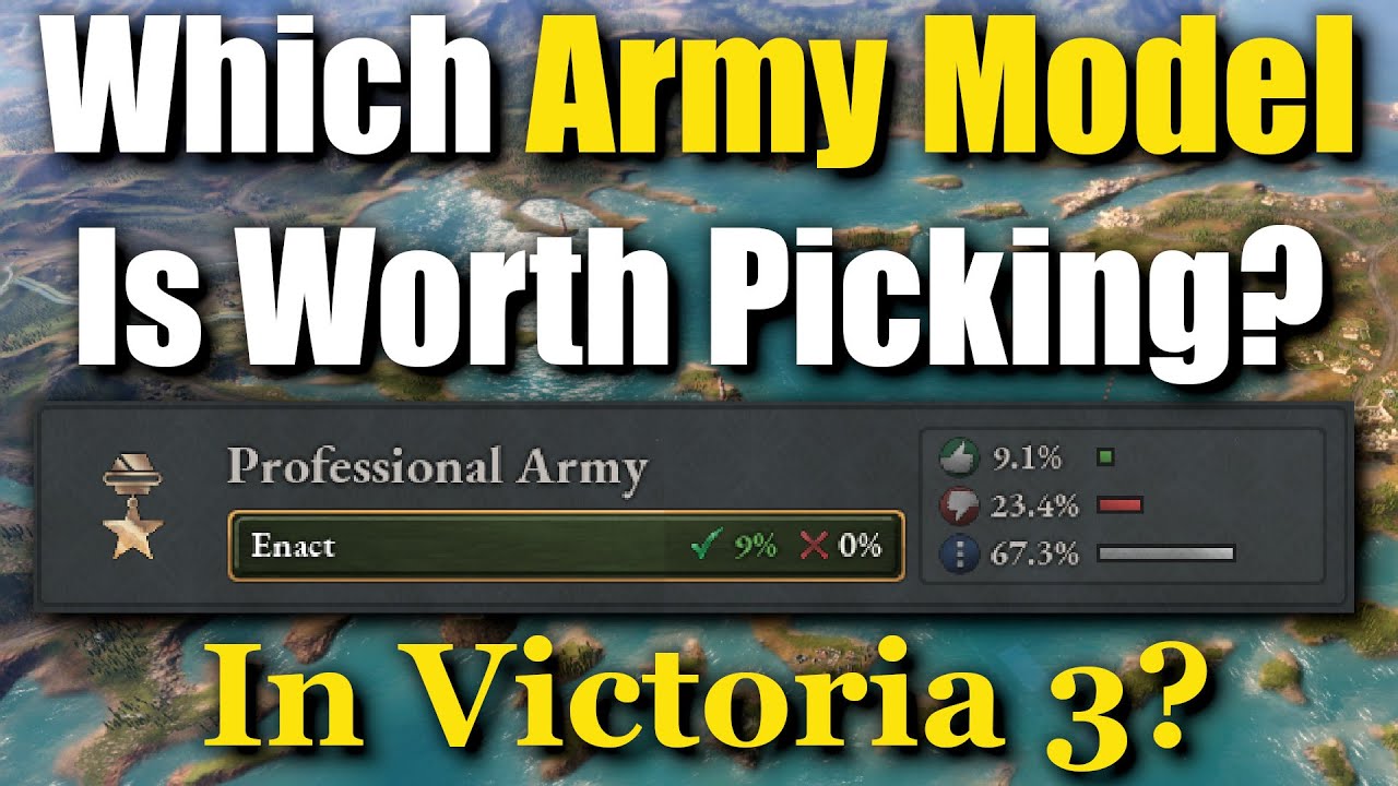 Which Army Model is Worth Picking in Victoria 3's Patch 1.9.8?