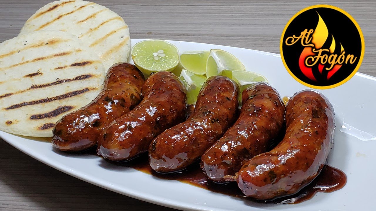 Chorizos caseros fácil I Deliciosos chorizos caseros con miel de panela I  chorizos con melao
