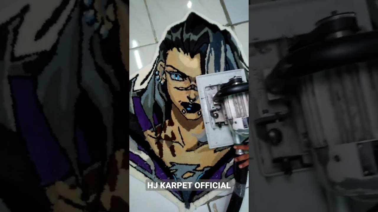 Finishing Process of Making Valorant Agent Rug 