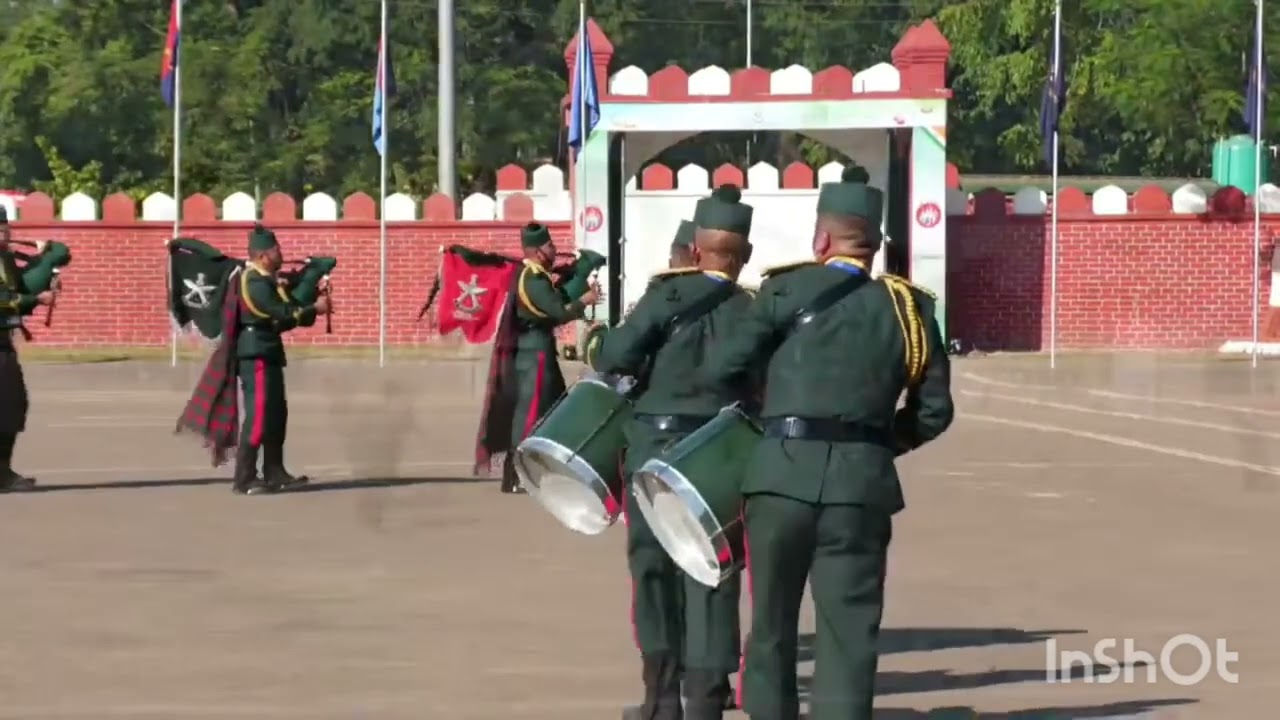 Jharkhand police pipe band Performance in 25th all india police band compitation 2024 dimapur