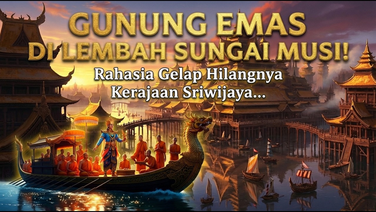GUNUNG EMAS DI DASAR MUSI! Rahasia Gelap Lenyapnya Kerajaan Sriwijaya yang DIHAPUS SEJARAH