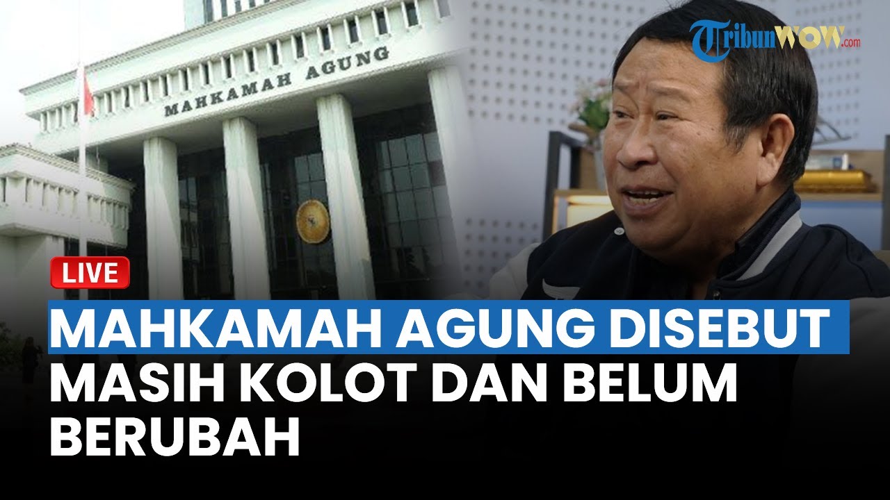 🔴Susno Duadji Sebut MA Kolot dan Tak Berubah, Ungkit Kasus-kasus yang Melibatkan Hakim Agung