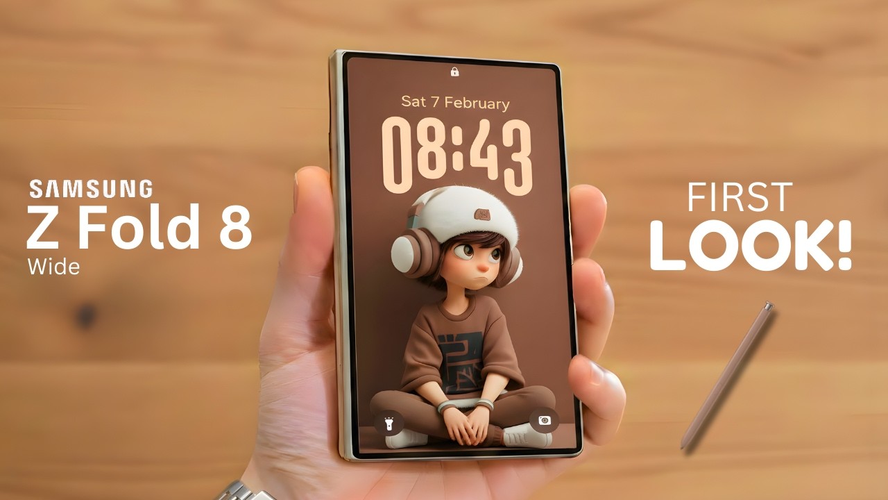 Samsung Galaxy Z Fold 8 Wide - World's First Official Look!