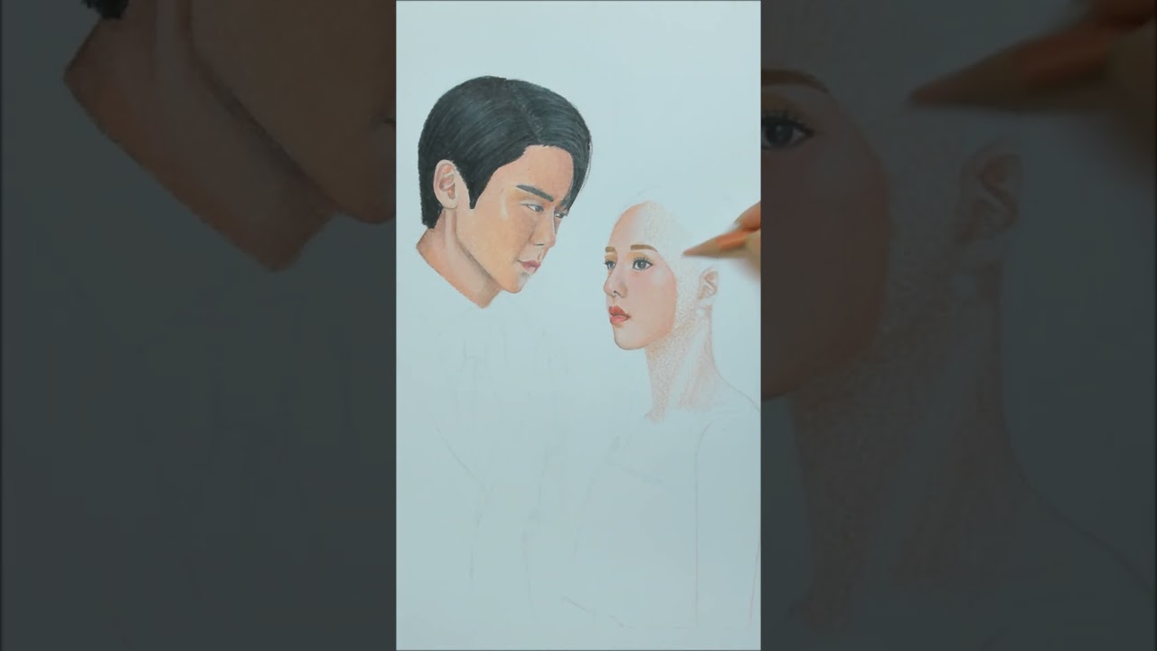 Drawing when the phone rings Kdrama #drawing #whenthephonerings #drawingbyfifitan