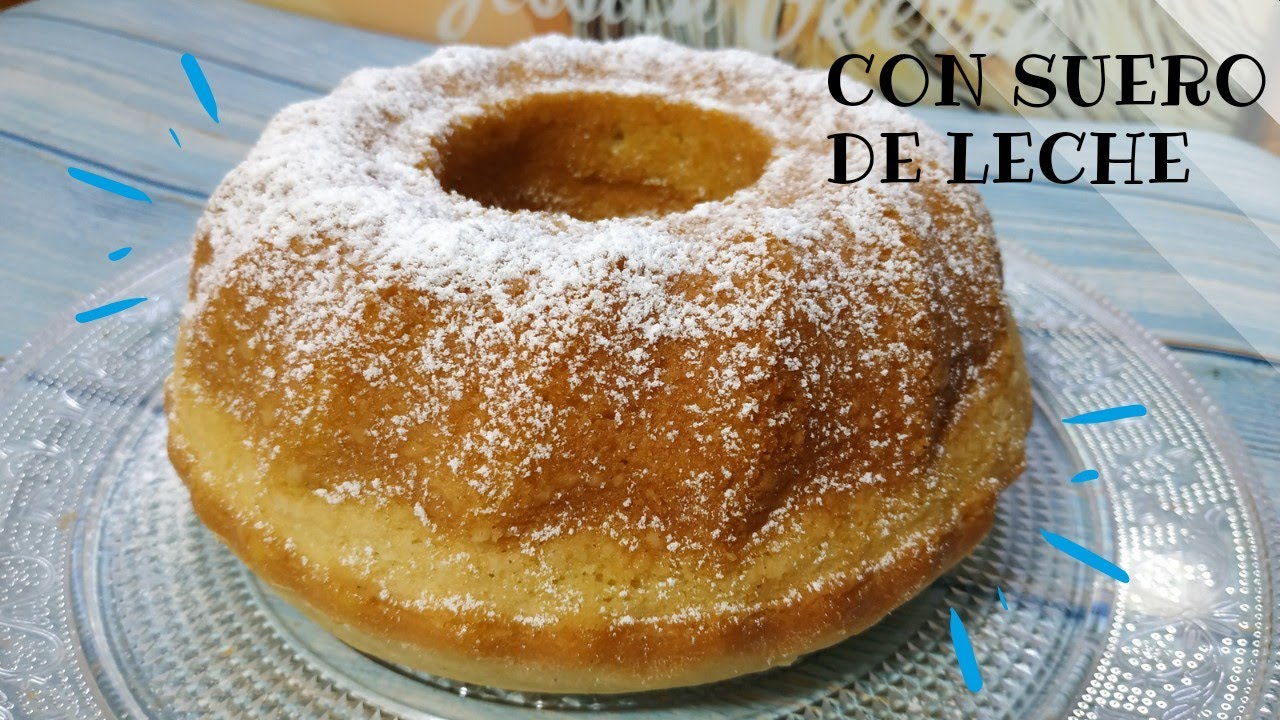 BIZCOCHO MUY ESPONJOSO CON SUERO DE LECHE + cómo utilizarlo, paso a paso con MAMBO!!!