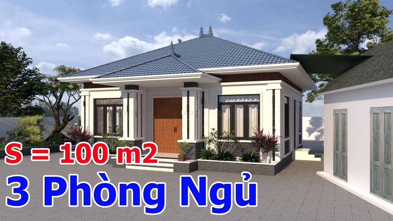 Mẫu Nhà Vườn Mái Nhật 100 m2 Đẹp Nhất Năm 2022 | Phong Thủy Nhà Đẹp