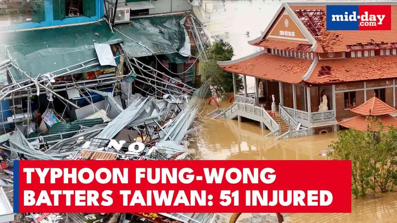 Super Typhoon Fung-wong SLAMS Taiwan: Thousands EVACUATED, Neck-High Floods Drown Homes
