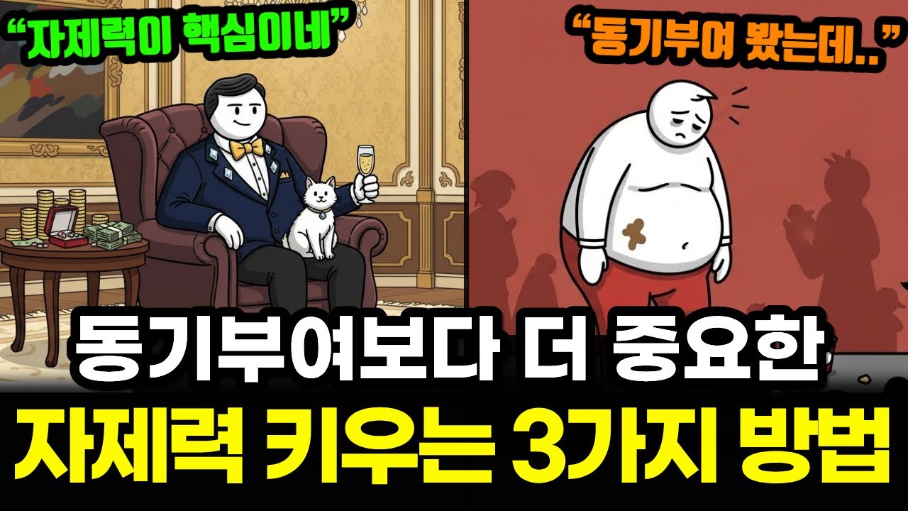 진짜 중요한 건 동기부여가 아닌 '자제력'을 키우는 것이다.