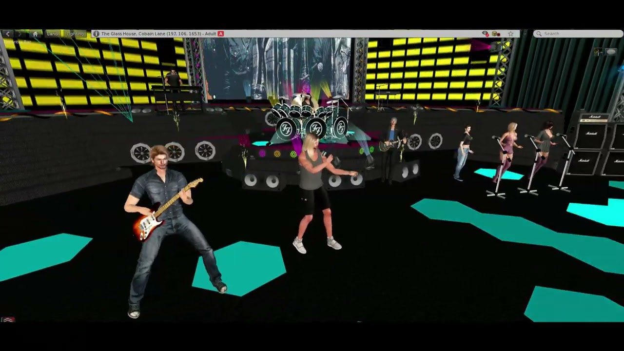 Just City Tribute band, Second life, Tribute To - Foo Fighters - SOMEBODY TO LOVE MERCURY FREDDIE
