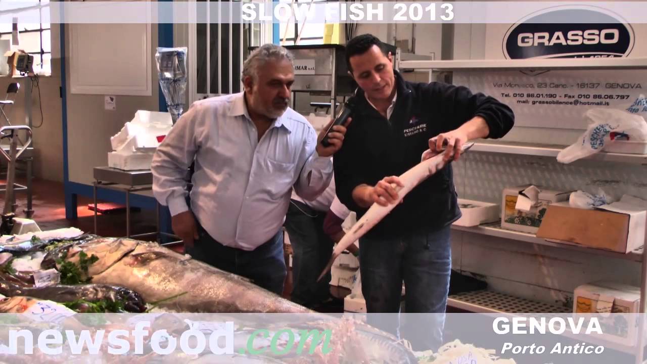 Pesce povero e una ricciola da 30 kg - Pescheria Stefano - Genova - Slow Fish
