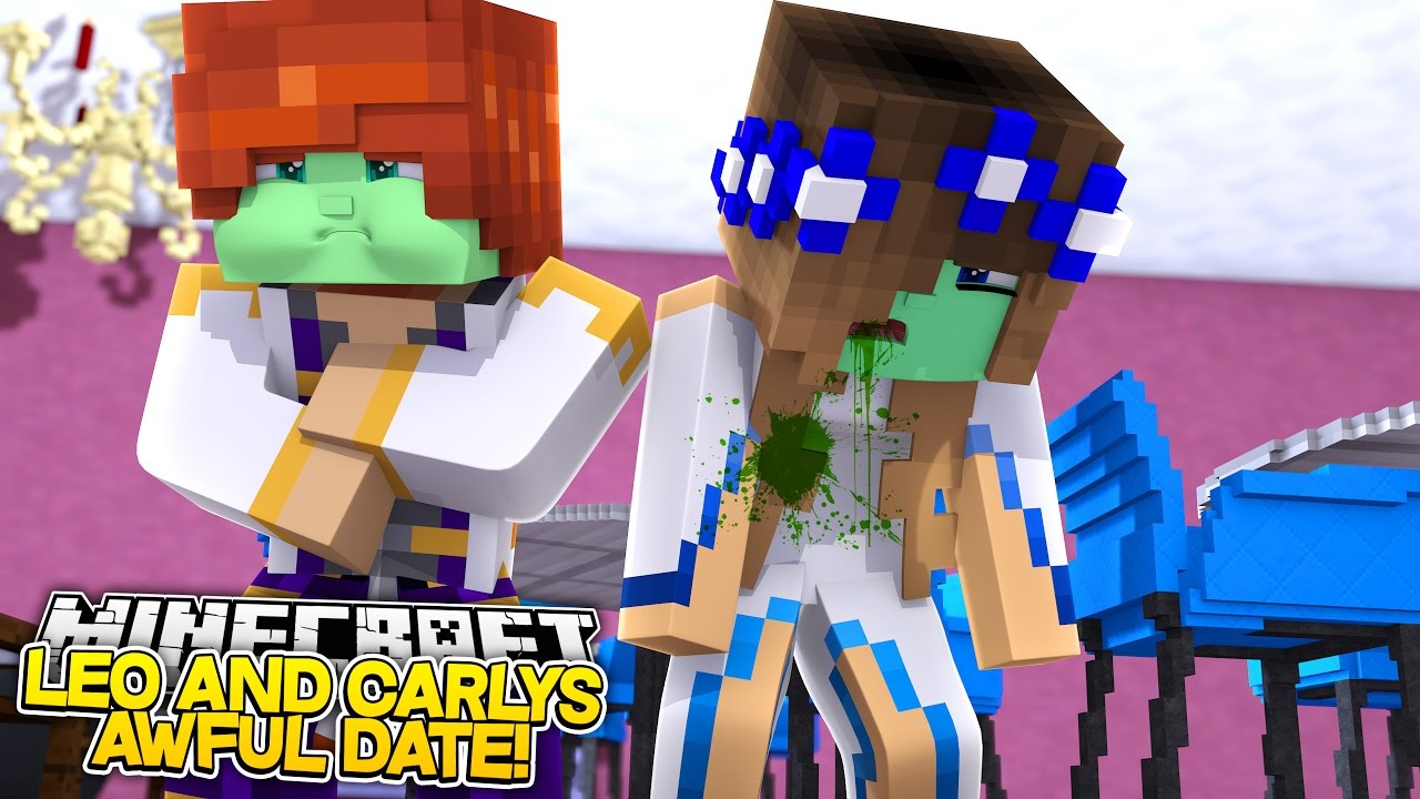 RAVEN GIVES LITTLE CARLY FOOD POISONING ON HER DATE!! w/Little Kelly (Minecraft Roleplay)
