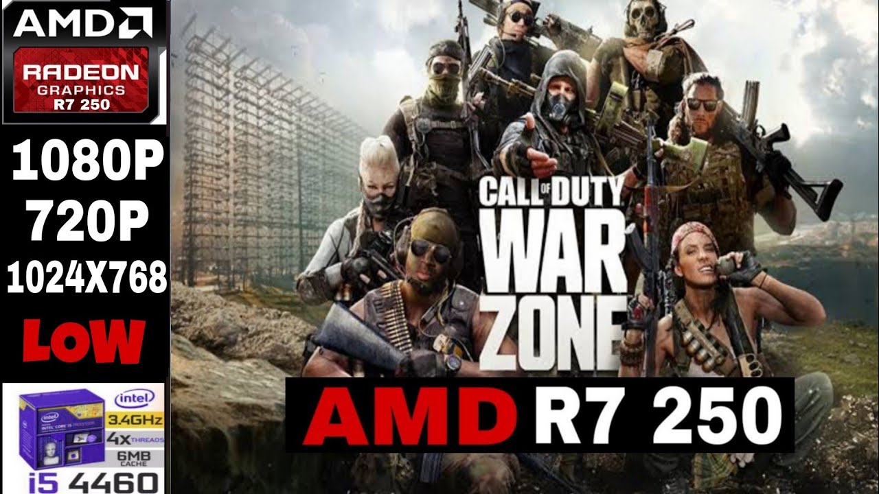 Call of Duty: Warzone Season 3 | AMD Radeon R7 250 2GB | 16GB RAM | Benchmark