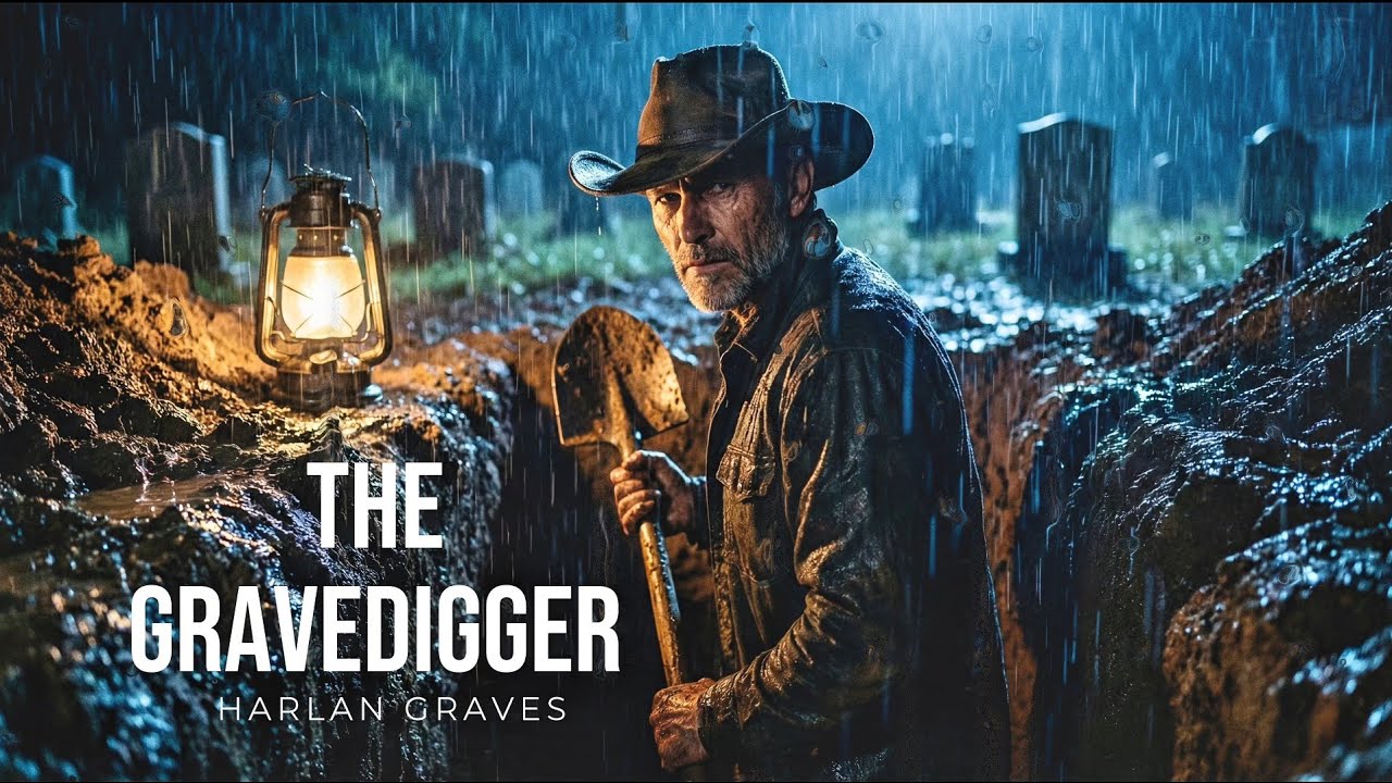 Harlan Graves - The Gravedigger (Official Lyric Video) | Dark Country Noir