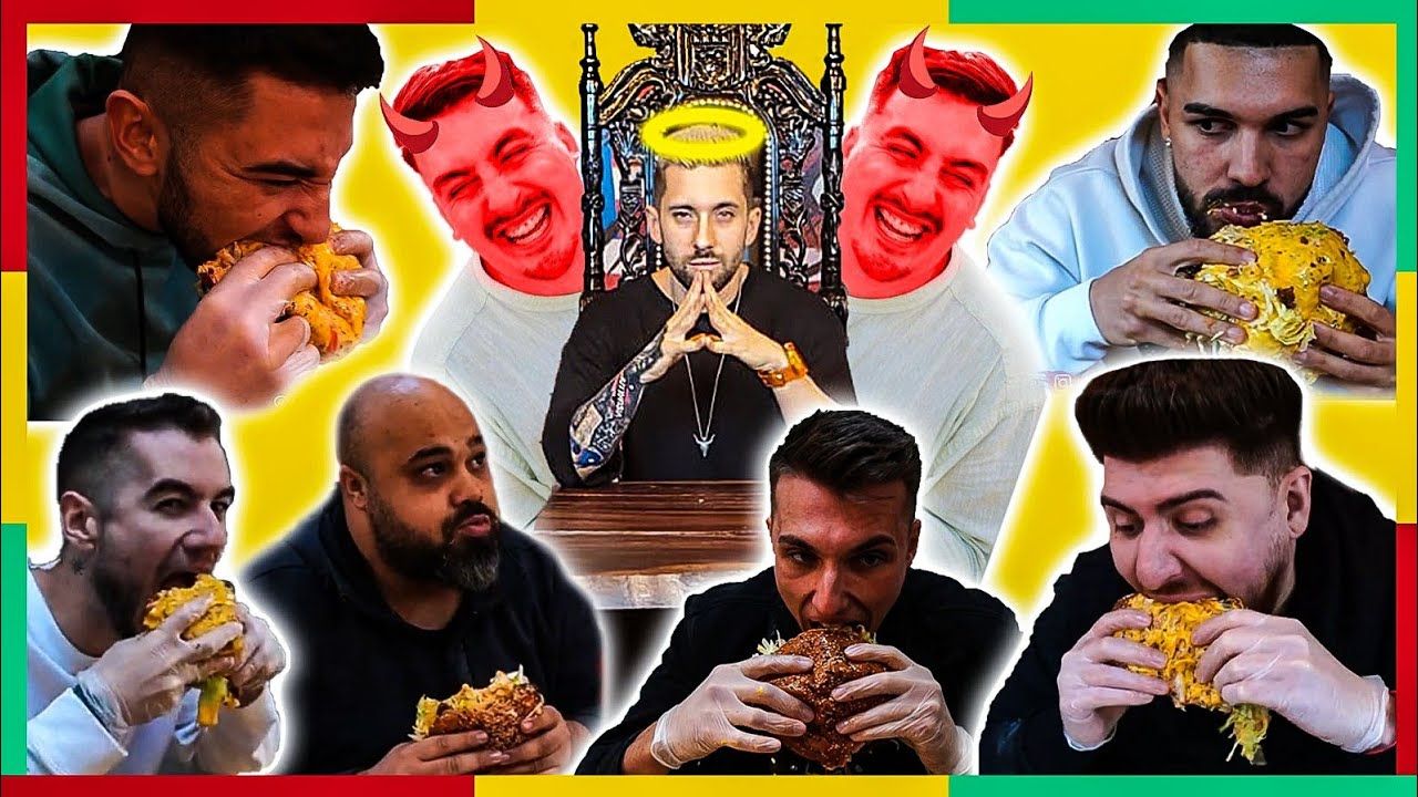 DIMA/GHIDUS/MOCANU/COLO/THEO/MATEI/PERVERSU vs 3 BURGERI PENTRU 1000 de LEI ❗🤯