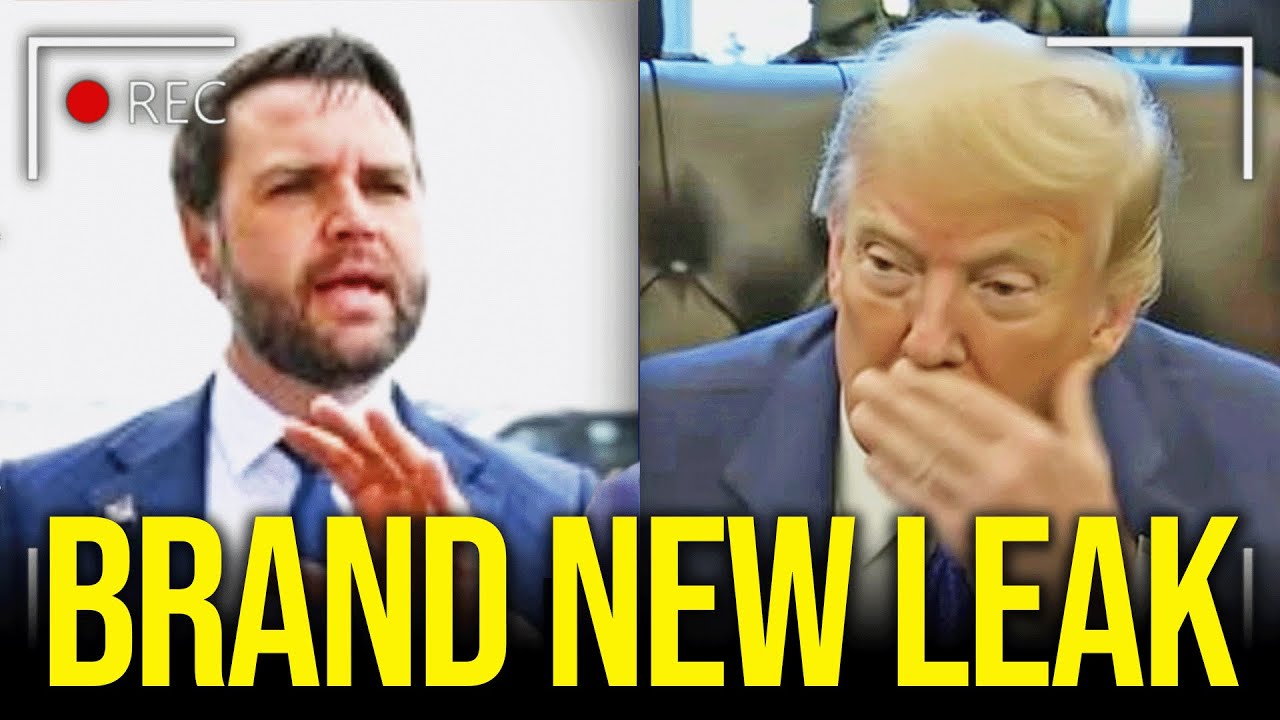 Trump Lets SECRET SLIP… JD VANCE RUNS AWAY!