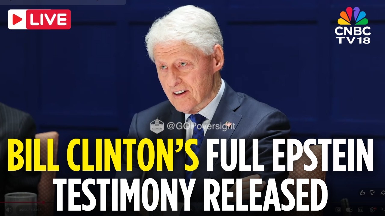 LIVE: Bill Clinton's Testimony on Epstein Probe Released By GOP Oversight Committee | Trump | N18G