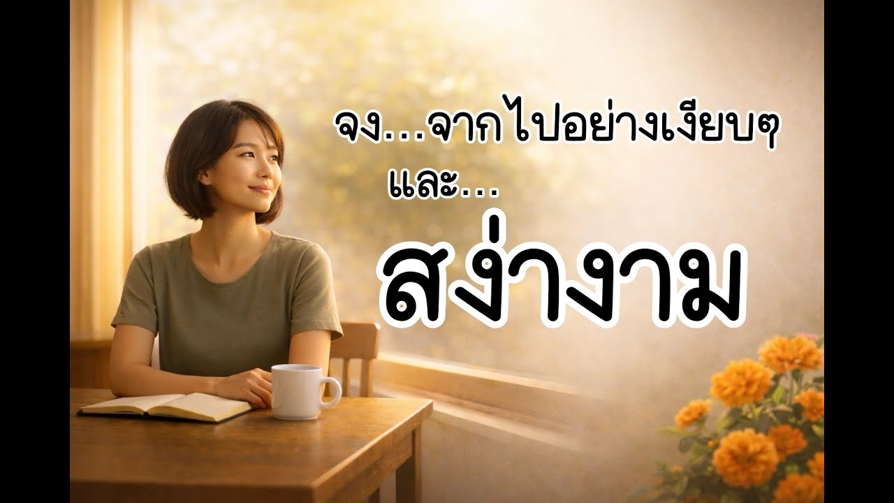 Move on ให้เงียบ และสง่างามที่สุด 🤍🍃