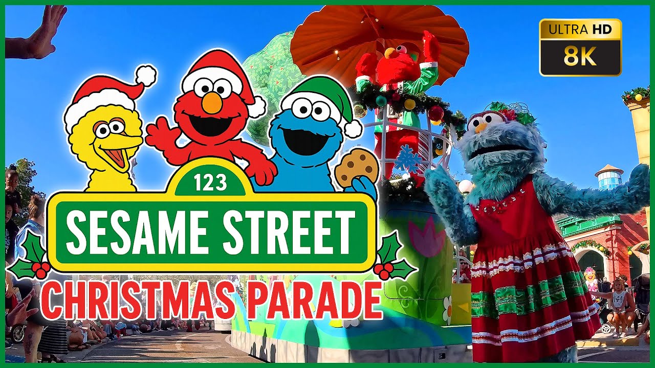 Sesame Street Christmas Parade 2025 at SeaWorld Orlando | Full Parade in Stunning 8K Ultra HD