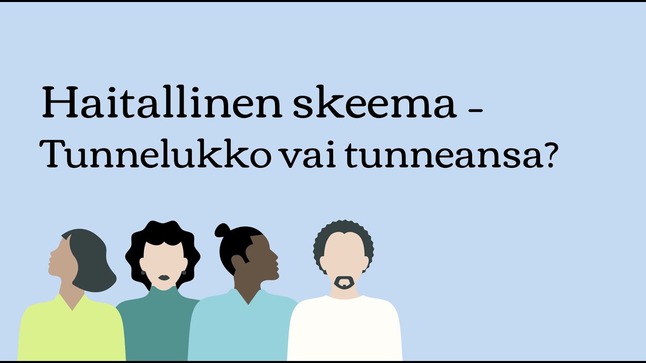 Tunnelukko vai Tunneansa? Haitalliset skeemat