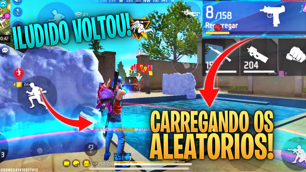 VOLTEI!!! E CARREGUEI OS ALEATÓRIOS NESSAS PARTIDAS 