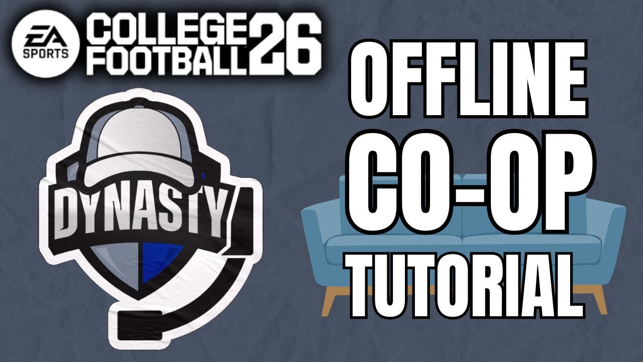 How to play Offline Multiplayer / Couch Co-Op Dynasty in College Football 26