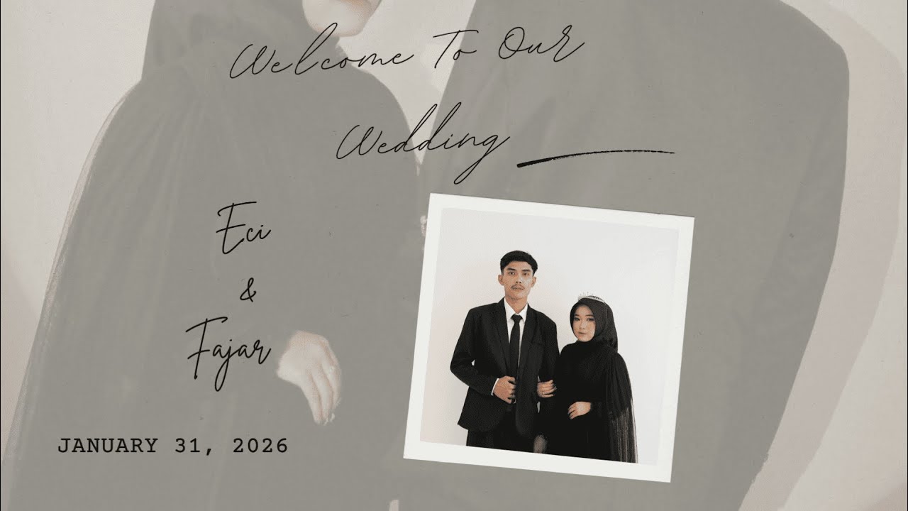 Live Wedding Eci & Fajar – Menyatukan Dua Hati dalam Ikatan Suci