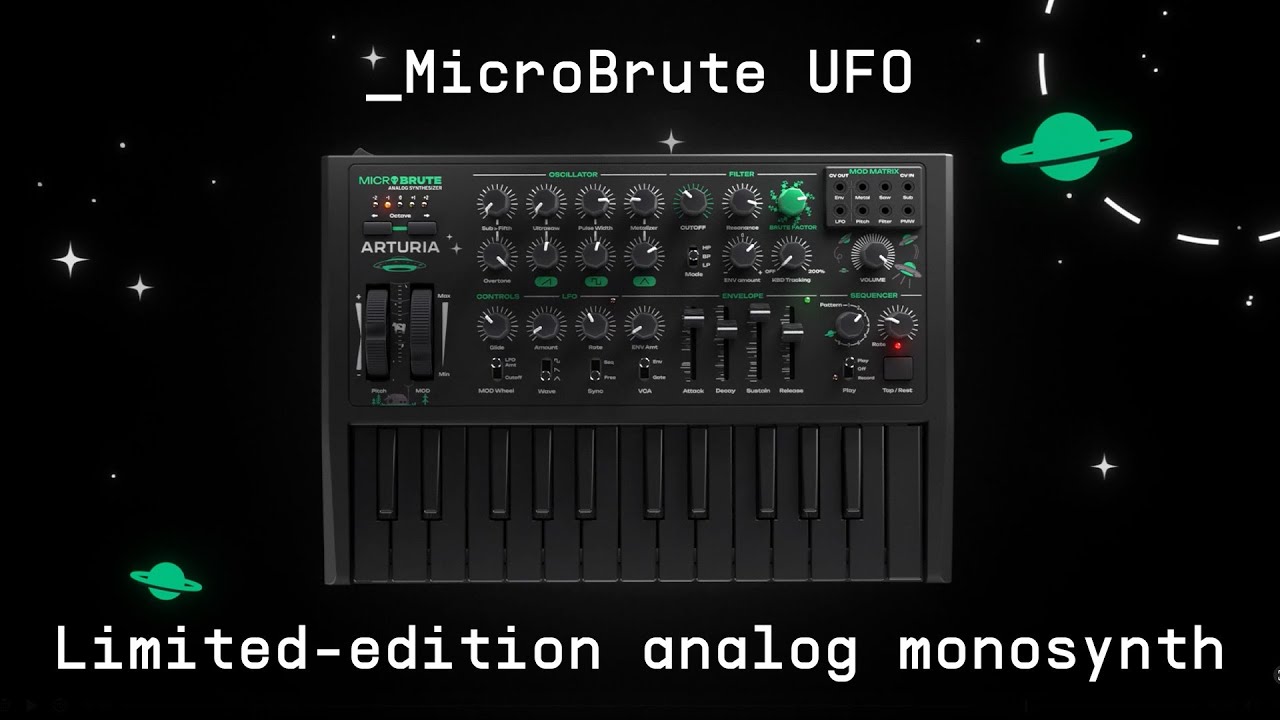 MicroBrute UFO | Limited-edition analog monosynth | ARTURIA