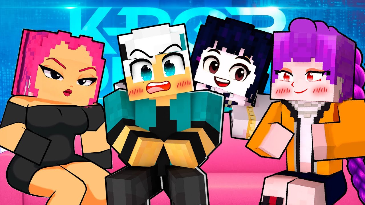 SOU O CRUSH das CA&Ccedil;ADORAS KPOP no Minecraft