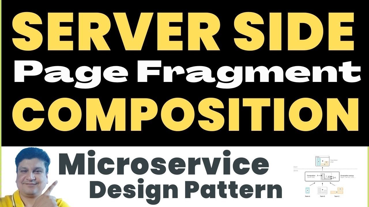 Server Side Page Fragment Composition Design Pattern for Microservices Explained with Examples