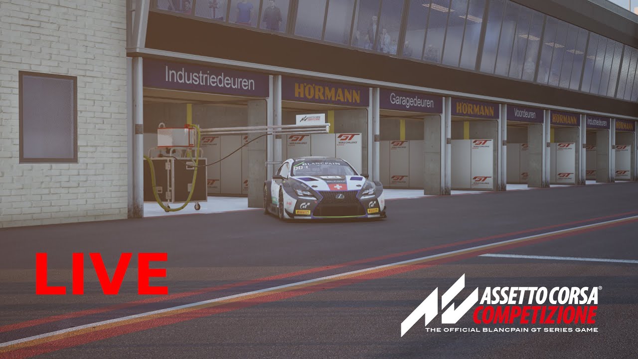Assetto Corsa Competizione Online Rennen mit Lenkrad