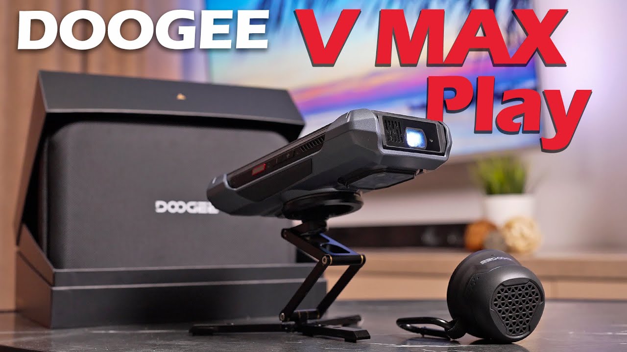 DOOGEE V MAX PLAY: А ТАК МОЖНО БЫЛО?! Проектор, колонка и кронштейн!