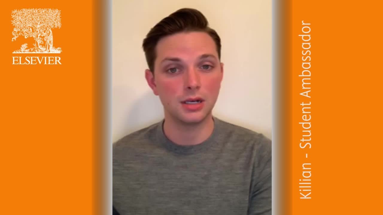 Meet Killian, an Elsevier Student Ambassador!