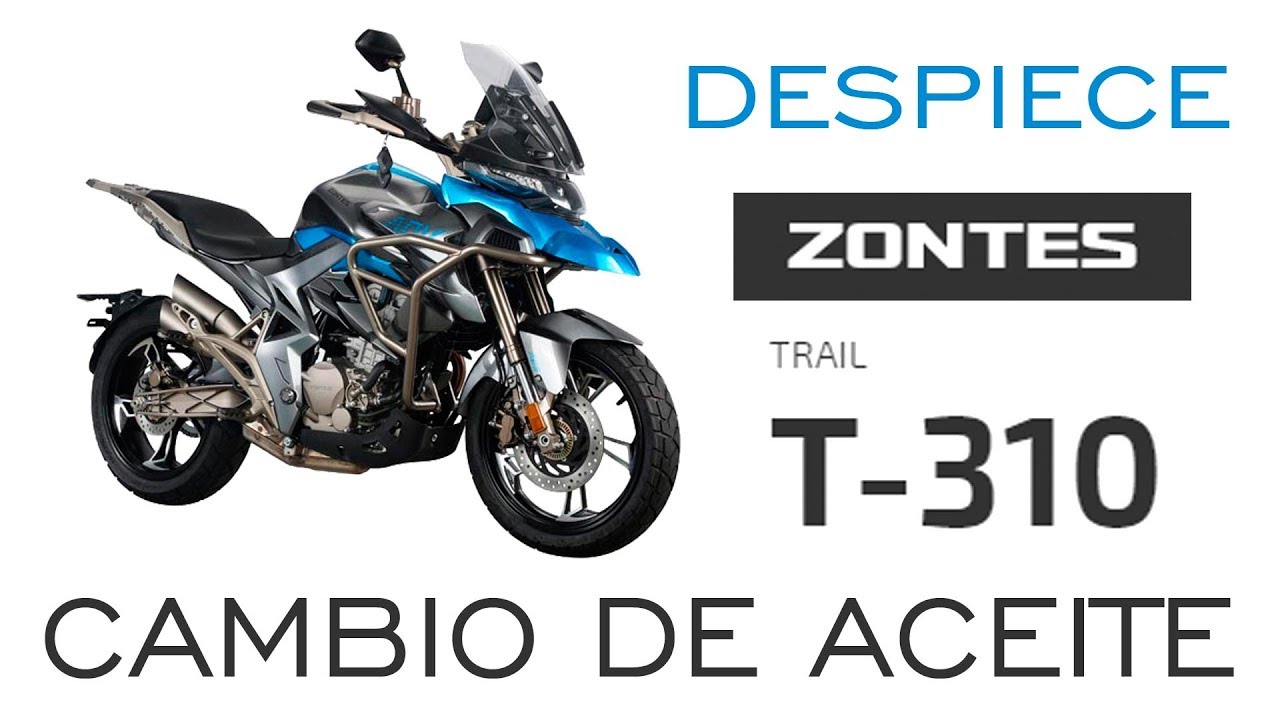 ZONTES T310 - Cambio de Aceite Motor Paso a Paso