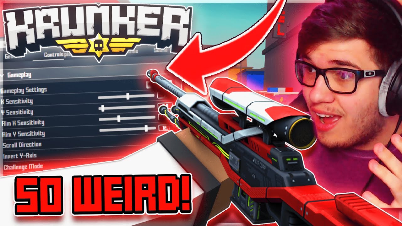 The WEIRDEST Sniper Settings In Krunker.io.. (Season 5)