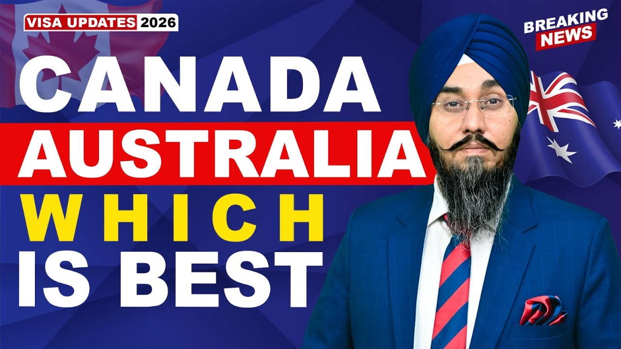 CANADA AUSTRALIA WHICH IS BEST | STUDY VISA UPDATES 2026 | USA CANADA UK
