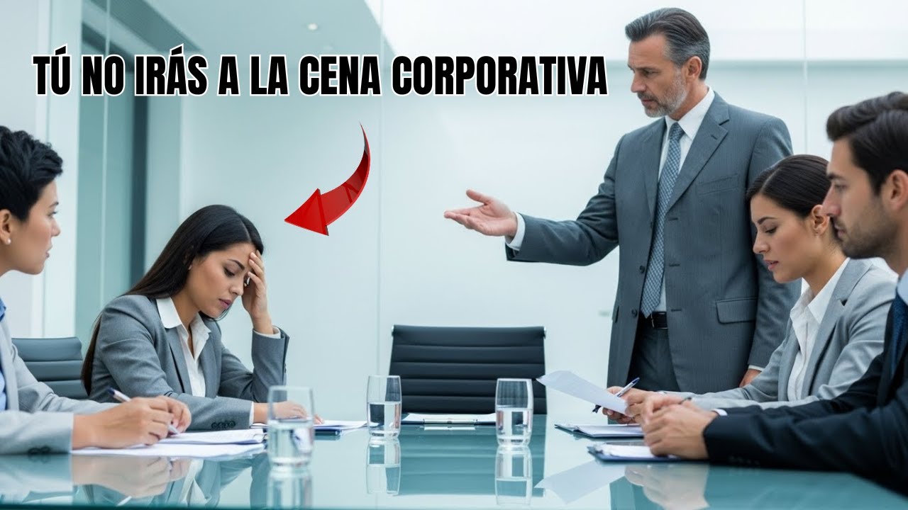 MI JEFE ME PROHIBIÓ IR A LA CENA DE LA EMPRESA — PERO UNA SOLA FRASE MÍA LO CAMBIÓ TODO.