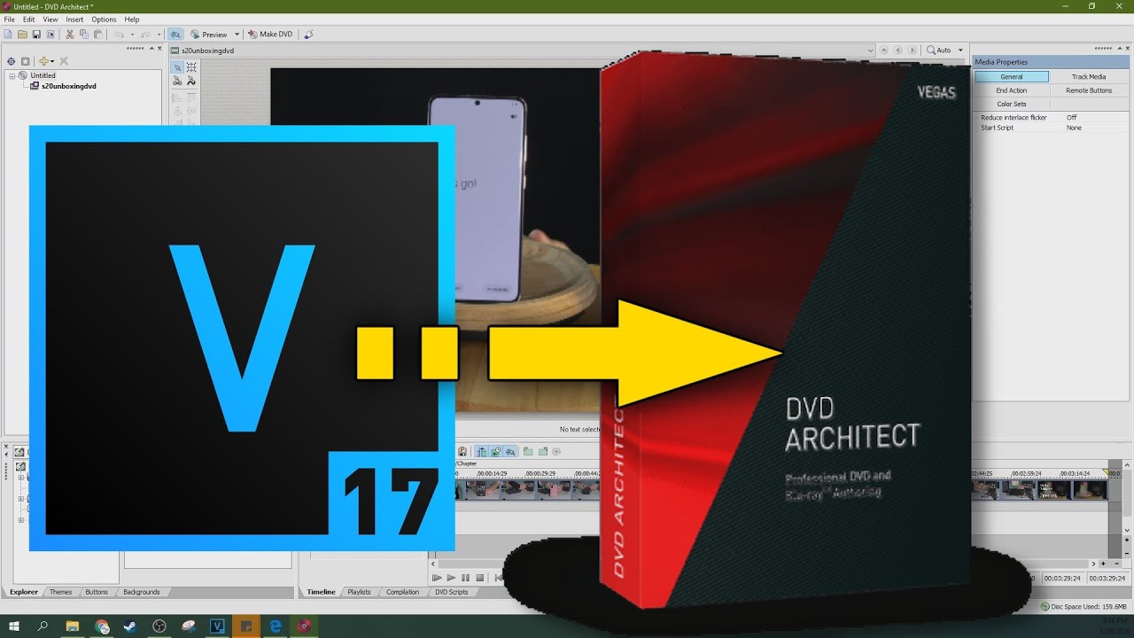 Vegas Pro 17 to DVD Architect Optimal Workflow