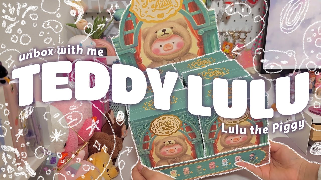 unboxing teddy lulu plush pendants | full set 🐻🎀💛