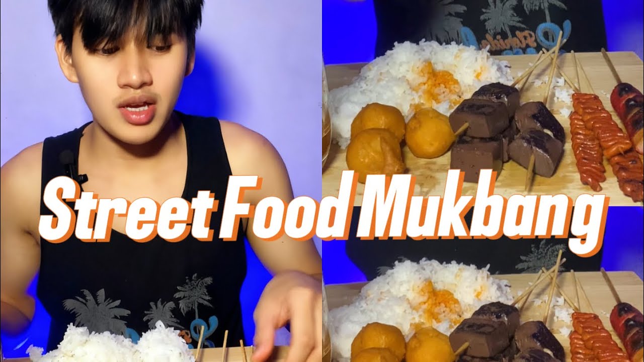 75 pesos? Filipino Street Food Mukbang 