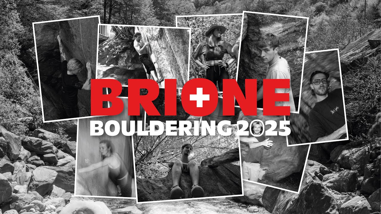 Brione Bouldering 2025 – Entwash 8A, 9th Power 7C, There is no spoon 7B | Ticino Climbing Vlog