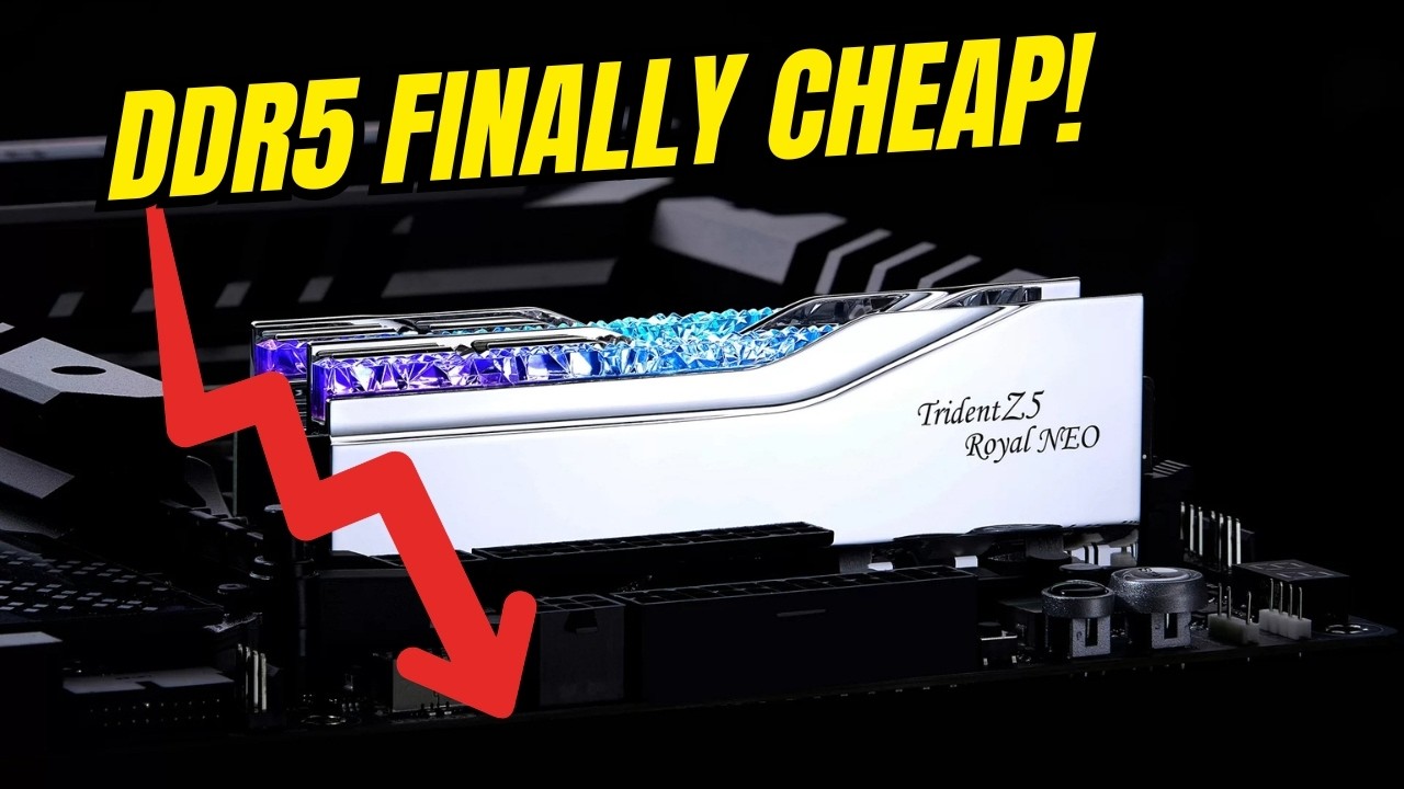 DDR5 Memory Prices Are Dropping &mdash; Here&rsquo;s the Real Reason Why?