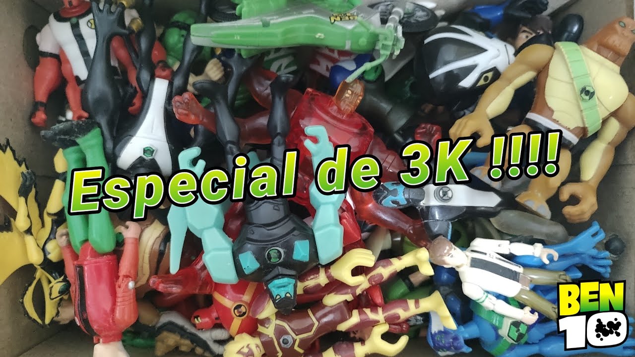Especial de 3K: Mostrando todos os meus bonecos de Ben 10 !!!!!