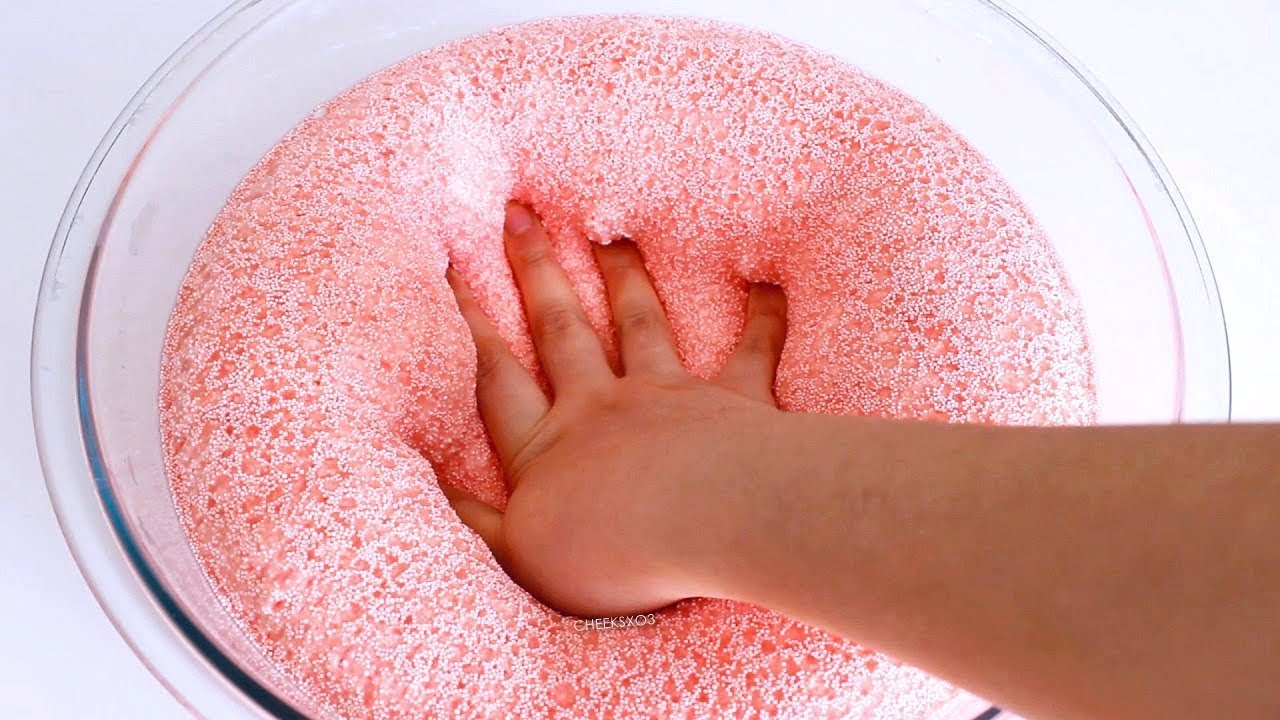 How to Make Crispy Glossy Dried Microfloam! Super Nice Texture Slime Tutorial